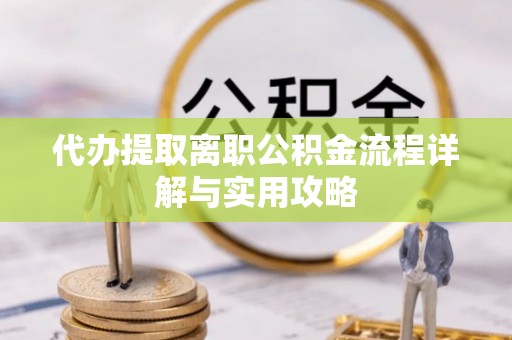 台安代办提取离职公积金流程详解与实用攻略