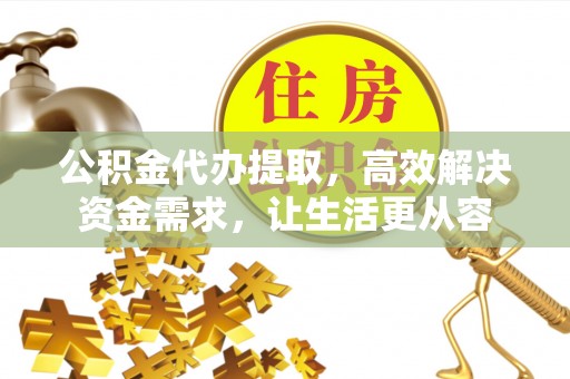 台安公积金代办提取，高效解决资金需求，让生活更从容