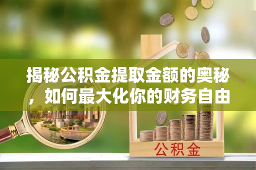 台安揭秘公积金提取金额的奥秘，如何最大化你的财务自由