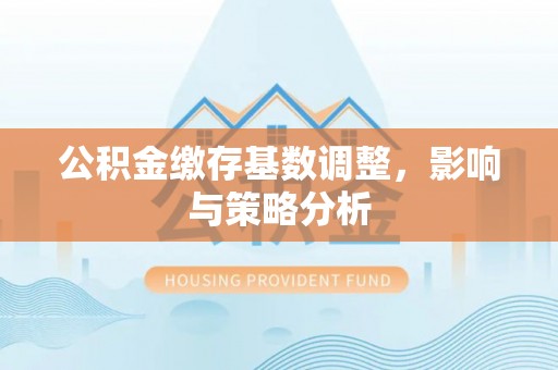 台安公积金缴存基数调整，影响与策略分析