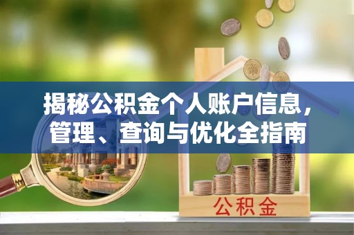 台安揭秘公积金个人账户信息，管理、查询与优化全指南