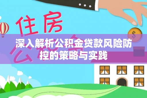 台安深入解析公积金贷款风险防控的策略与实践