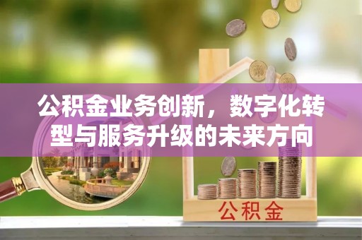 台安公积金业务创新，数字化转型与服务升级的未来方向