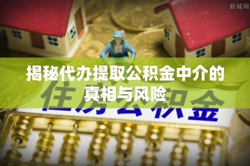 台安揭秘代办提取公积金中介的真相与风险