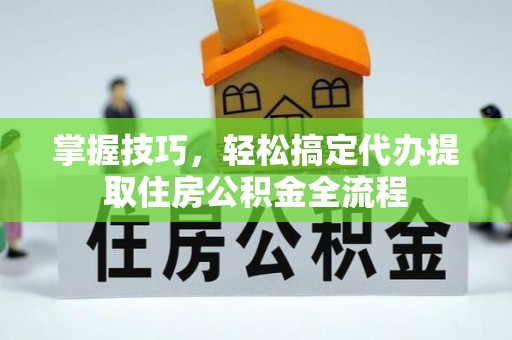 台安掌握技巧，轻松搞定代办提取住房公积金全流程