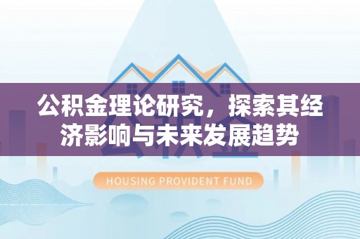 台安公积金理论研究，探索其经济影响与未来发展趋势