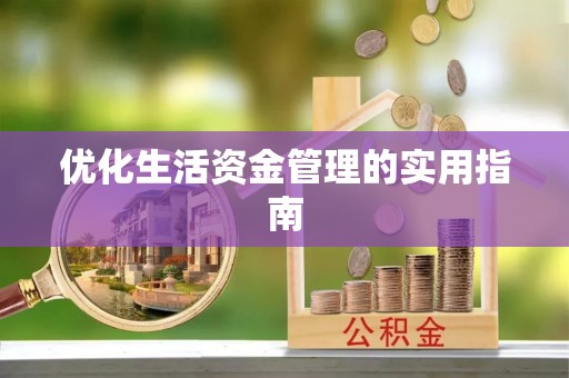 台安优化生活资金管理的实用指南
