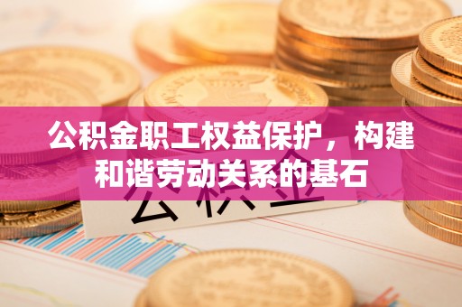 台安公积金职工权益保护，构建和谐劳动关系的基石