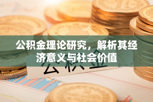 台安公积金理论研究，解析其经济意义与社会价值