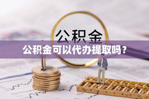 台安公积金可以代办提取吗？