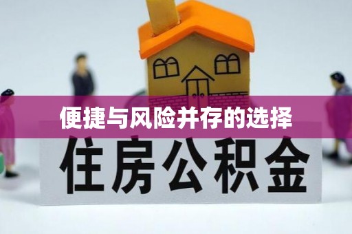 台安便捷与风险并存的选择
