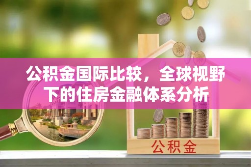 台安公积金国际比较，全球视野下的住房金融体系分析